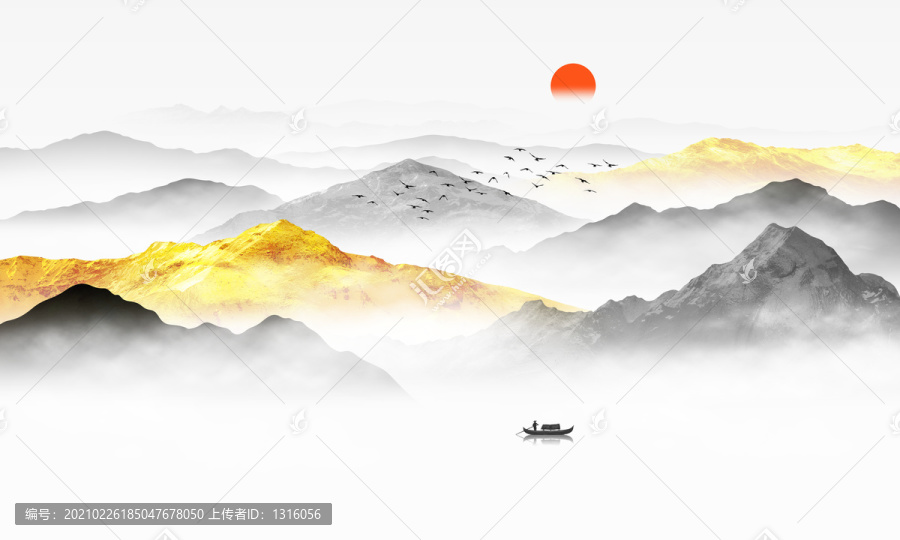新中式山水
