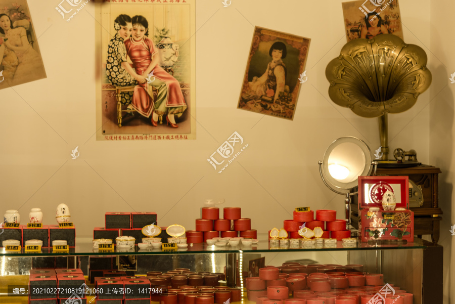 民国老上海化妆品商店