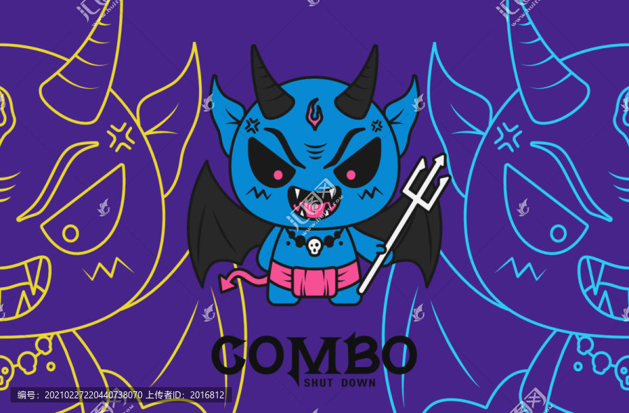 小惡魔潮流插畫