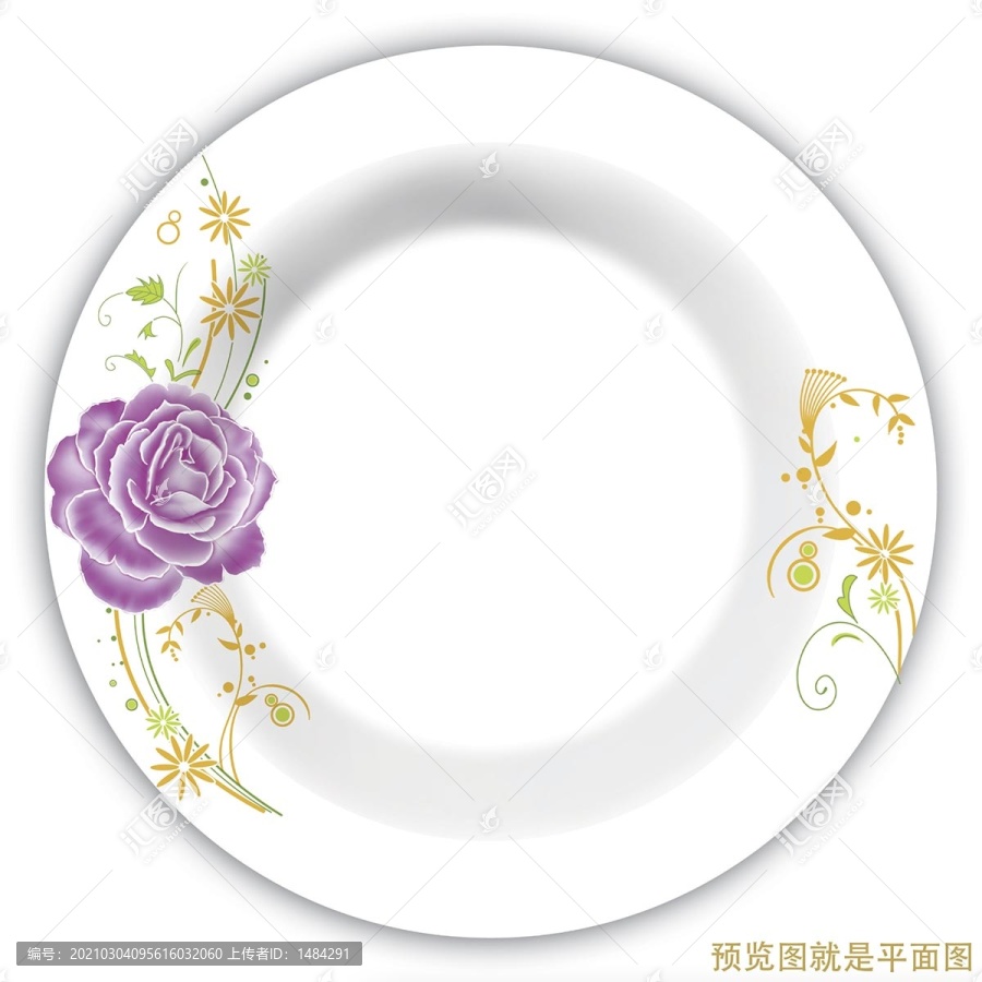 餐具花面