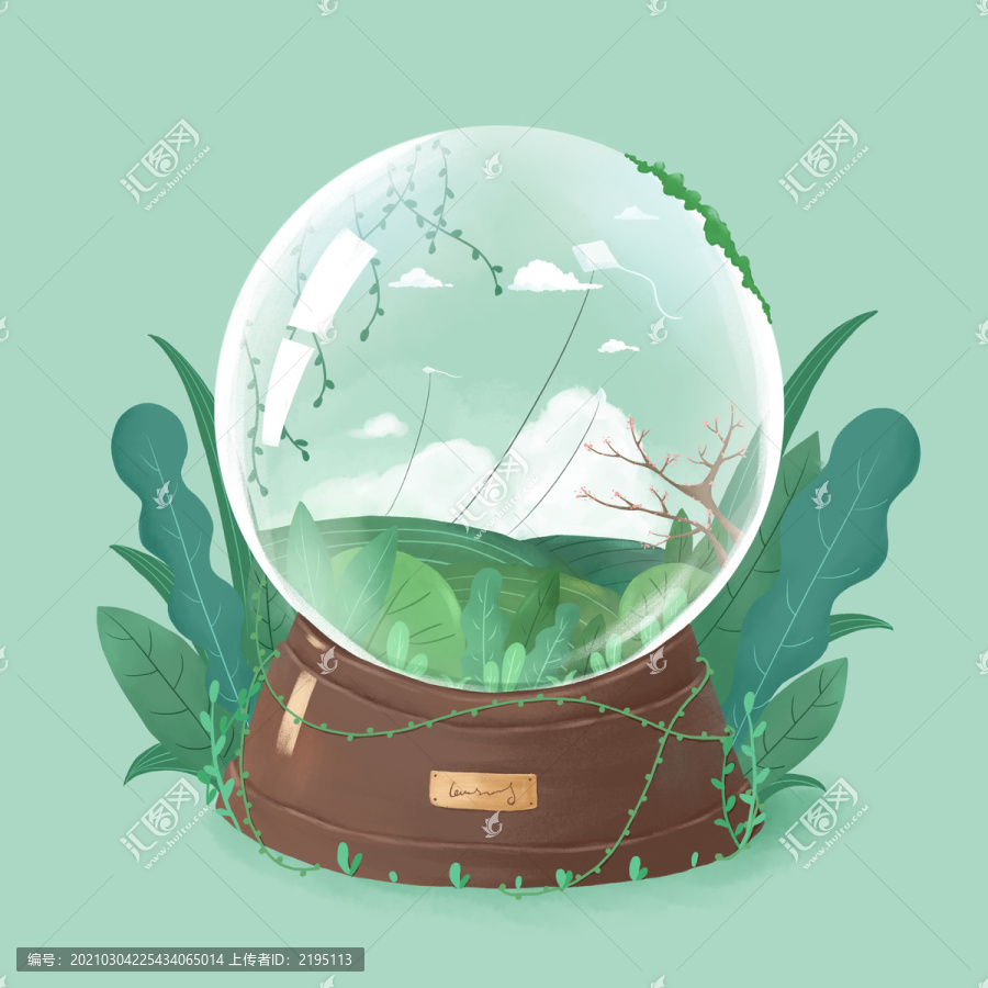 春天水晶球