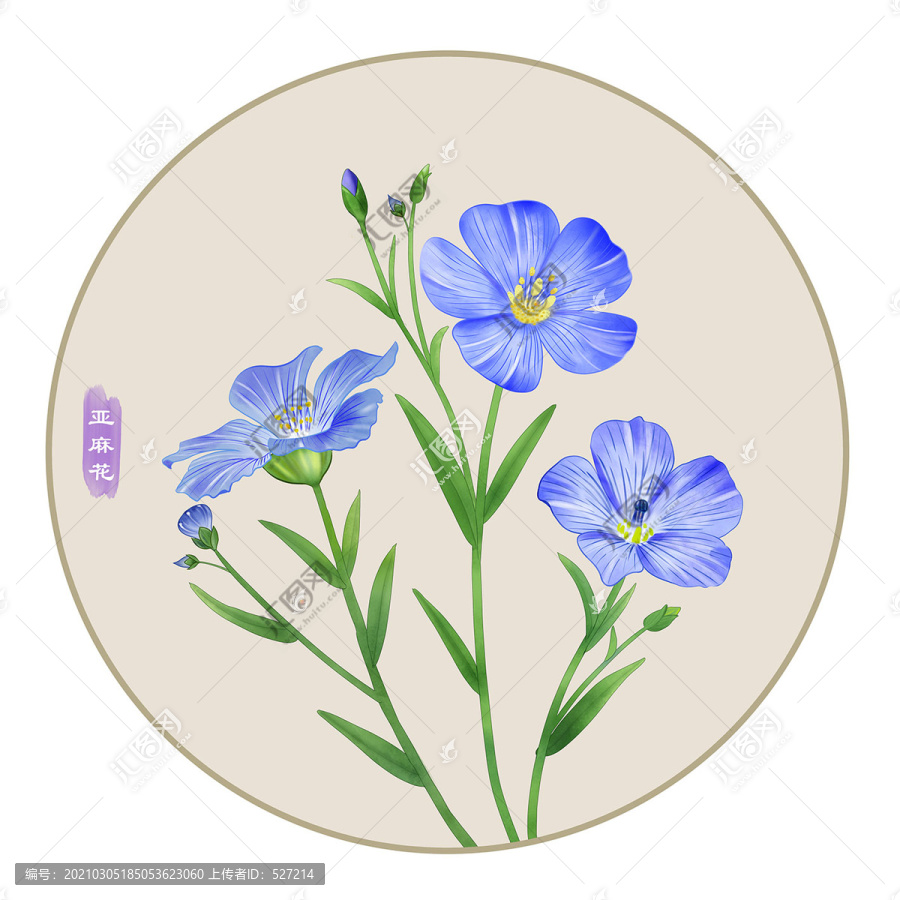 亚麻花