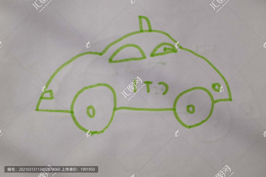 儿童简笔画汽车