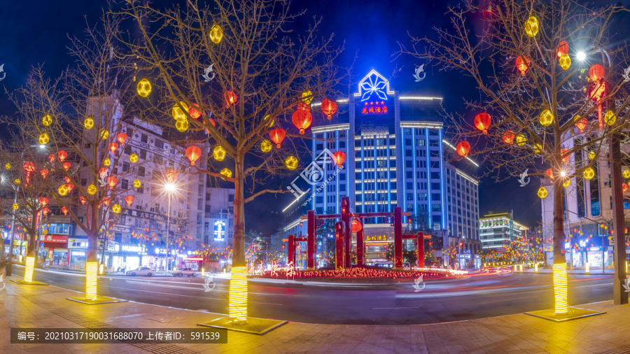 攀枝花仁和春节元宵夜景景观灯