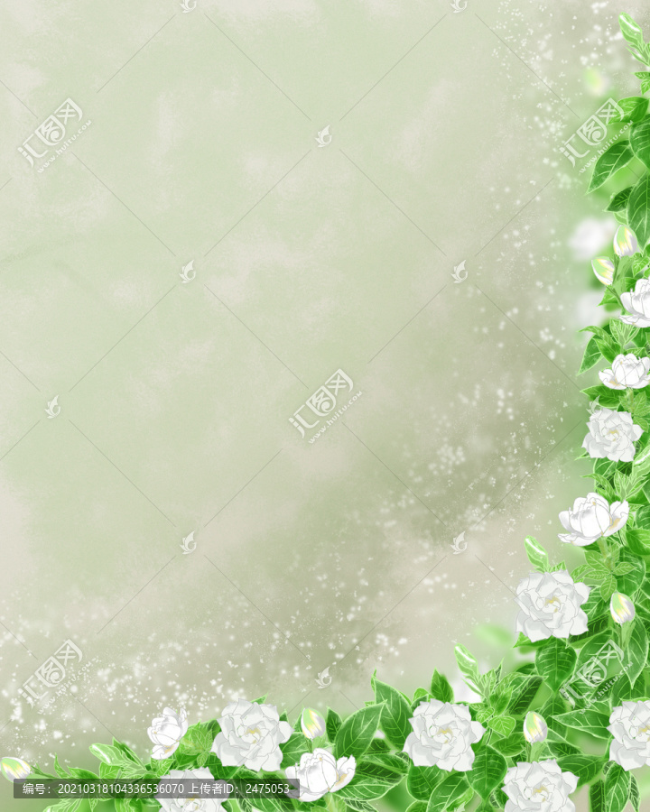 梔子花背景