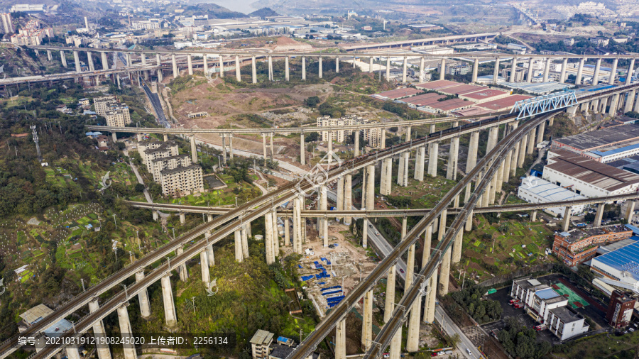 高架桥铁路桥高铁线路