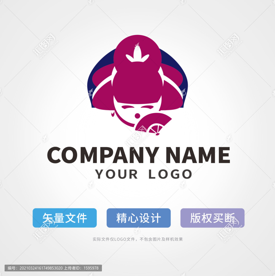 日式logo