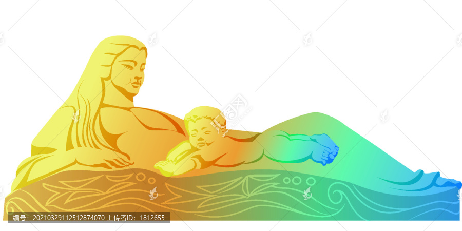 黃河母親雕塑