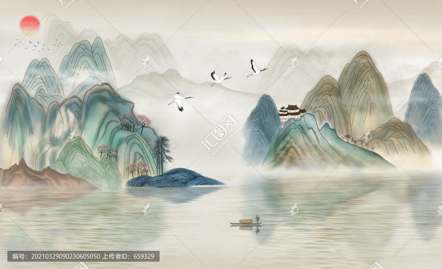 中式山水畫