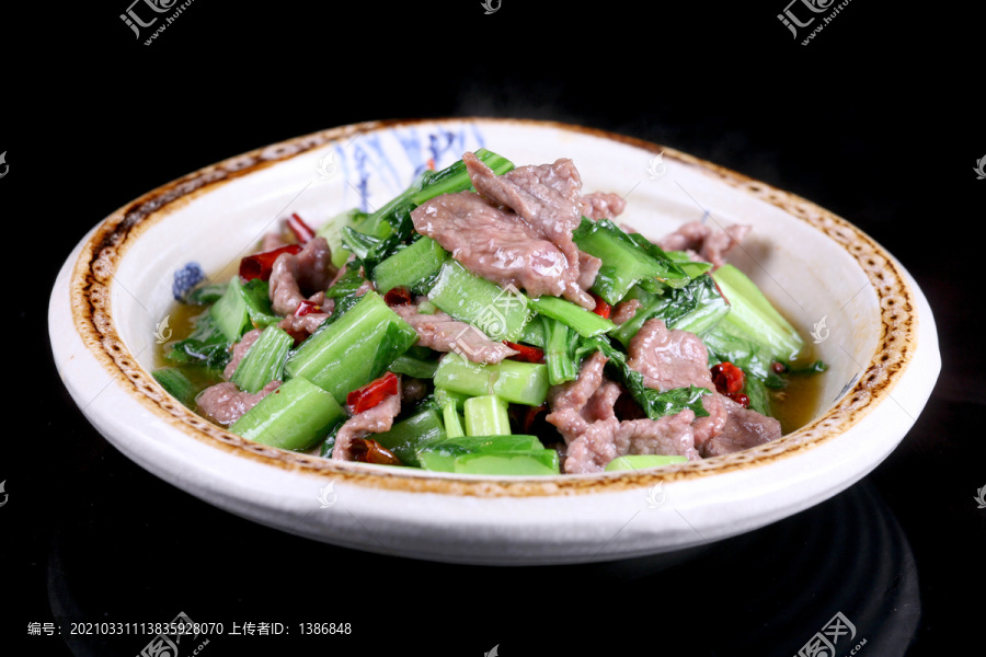 青菜牛肉