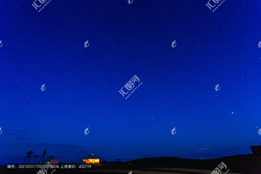 草原夜空星空