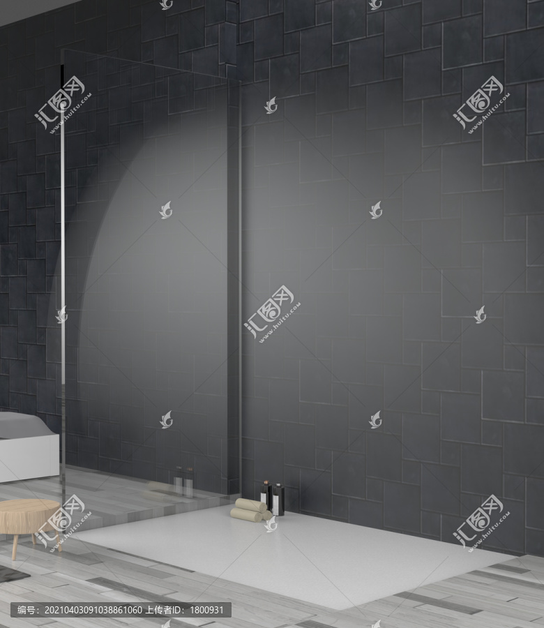 大淋浴浴室场景图