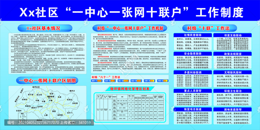 一中心一張網(wǎng)十聯(lián)戶工作制度