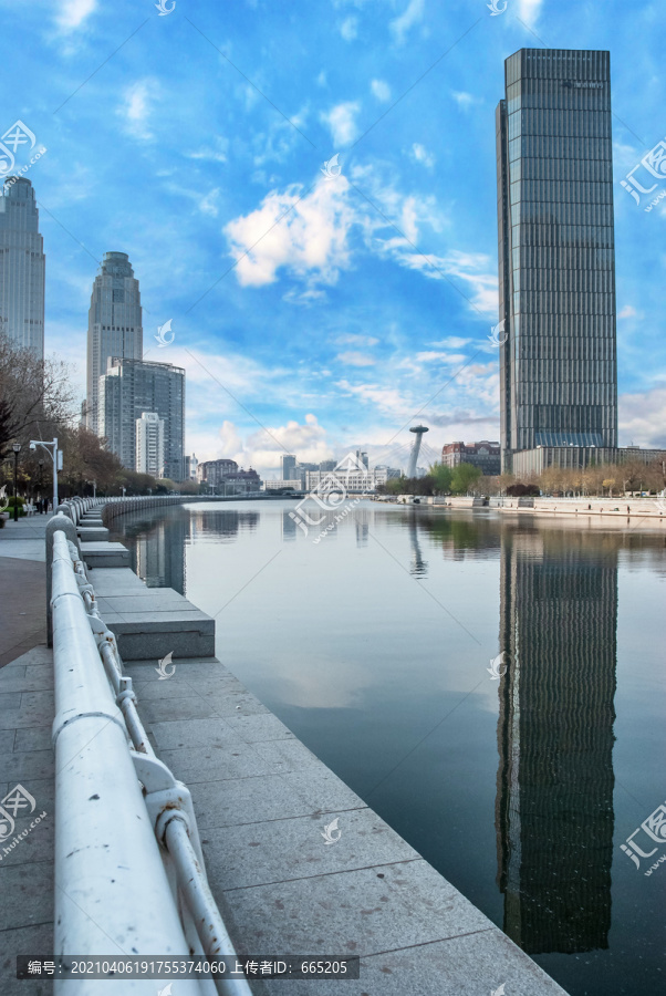 天津海河风景