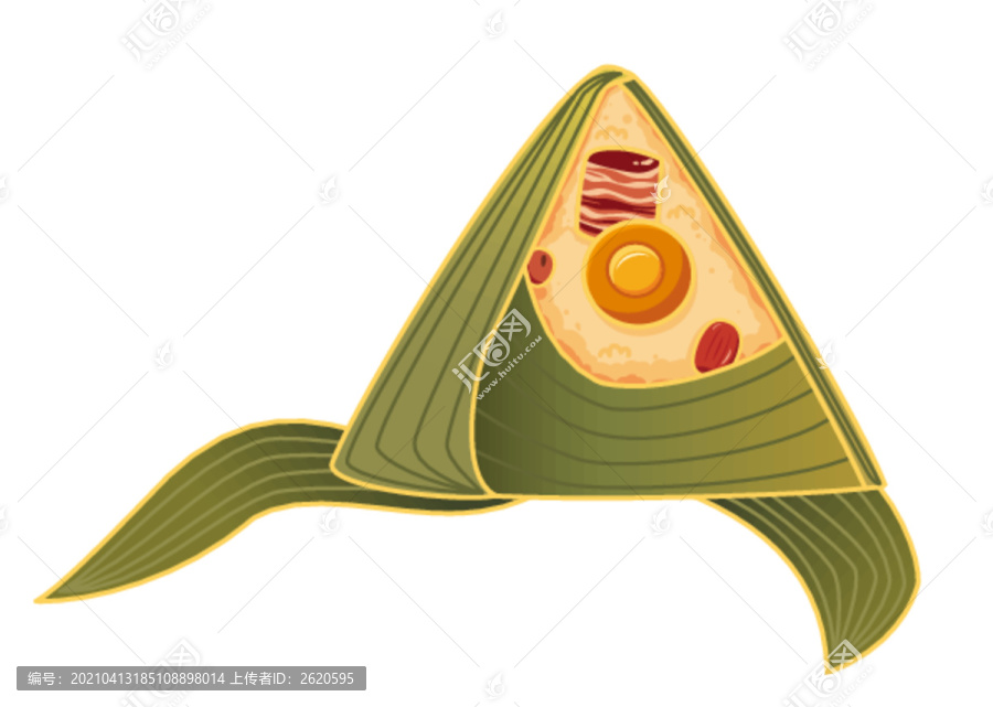 端午粽子矢量插畫
