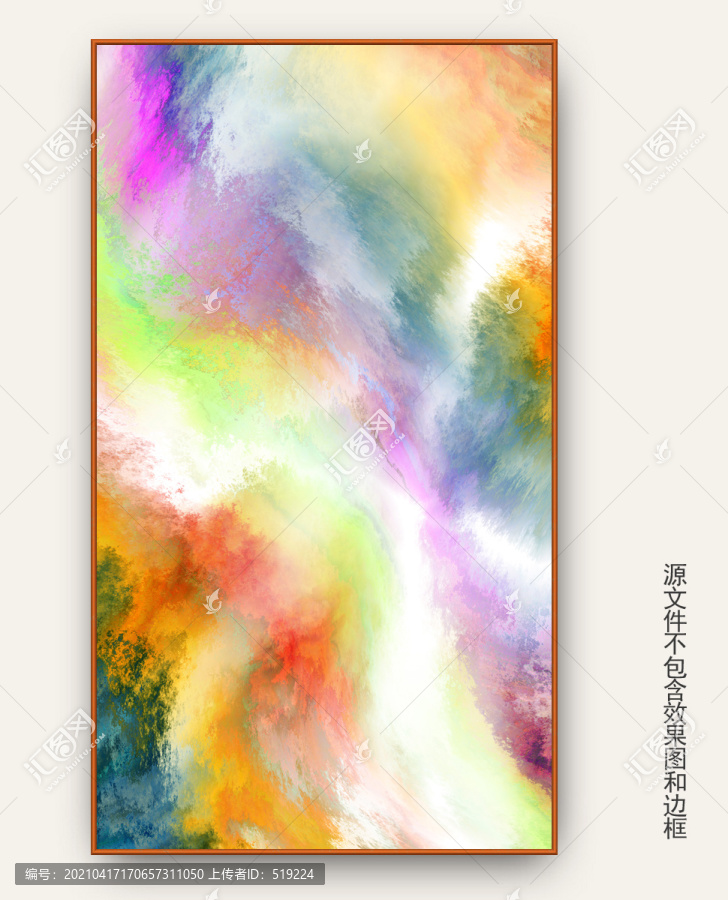 抽象油畫
