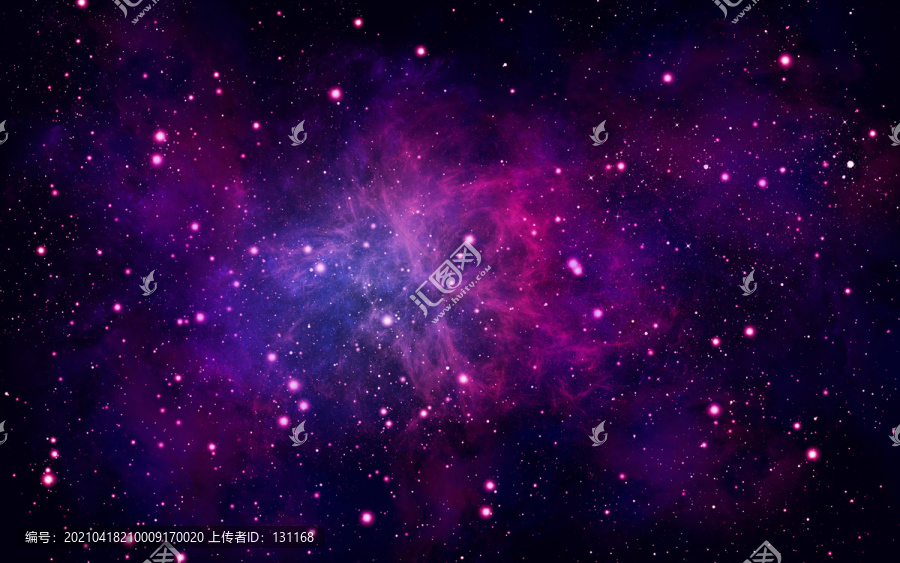 紫色星空