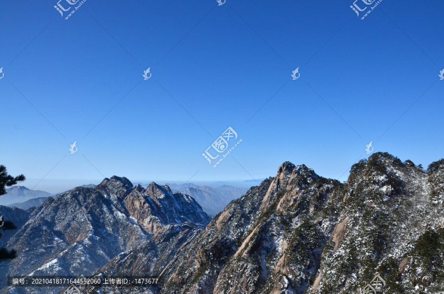 雪后黄山