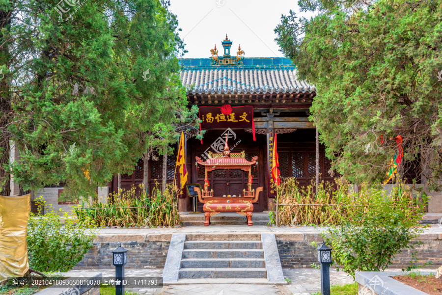 中国山西忻州古城文昌祠