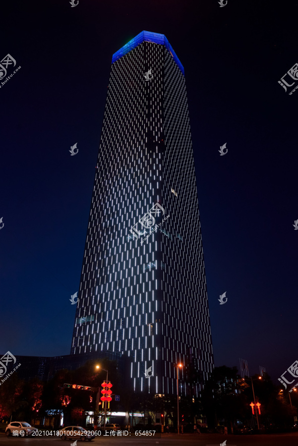 西安高新区夜景