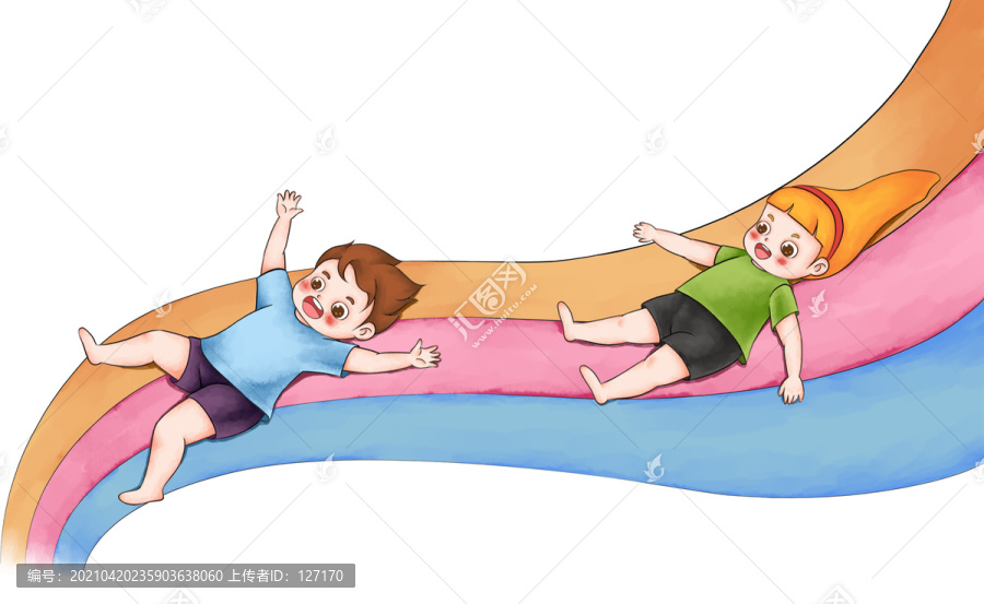 彩虹滑梯