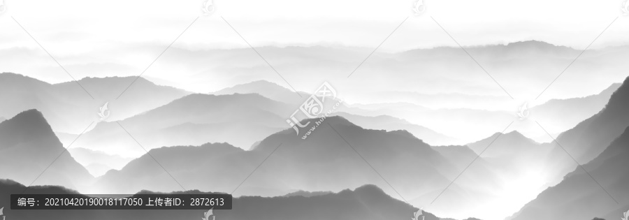 水墨山水畫