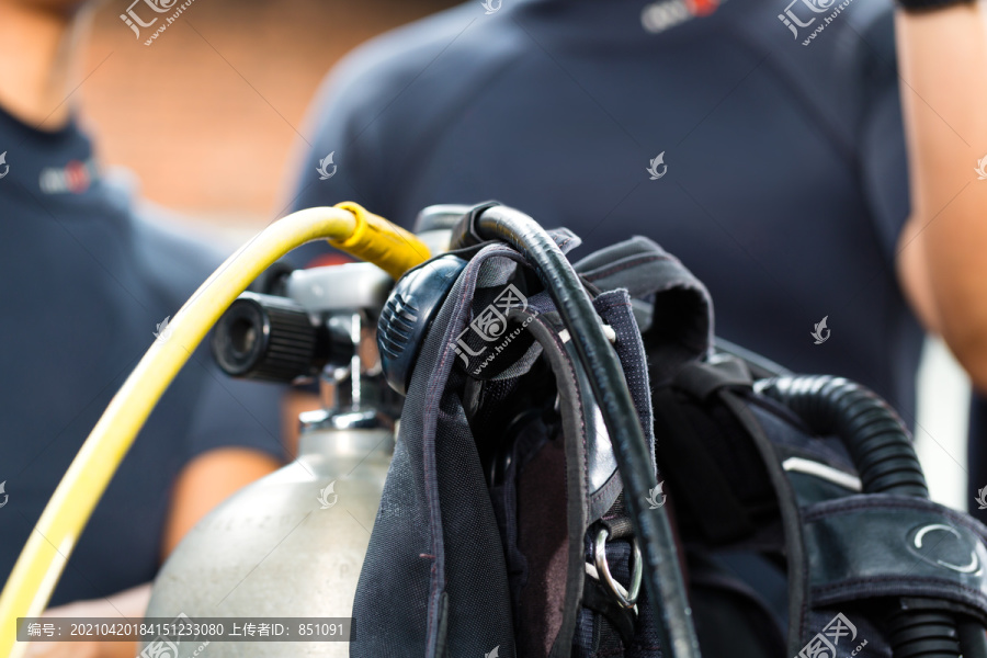潜水员用设备，氧气瓶