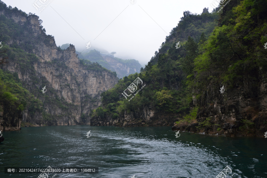 河南焦作云台山峰林峡风光