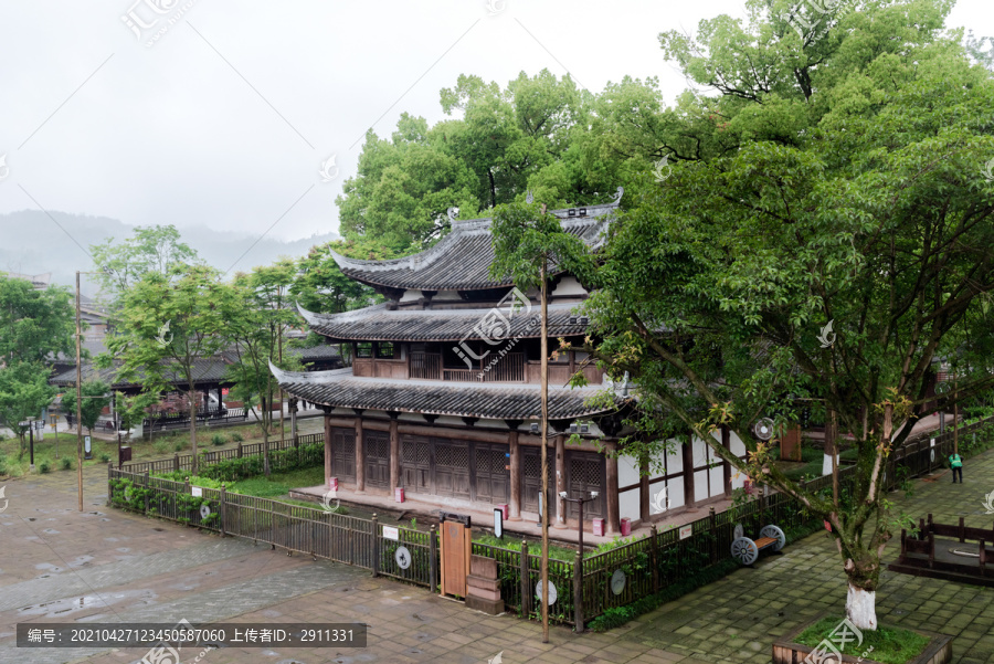 四川省芦山县汉姜古城古迹建筑