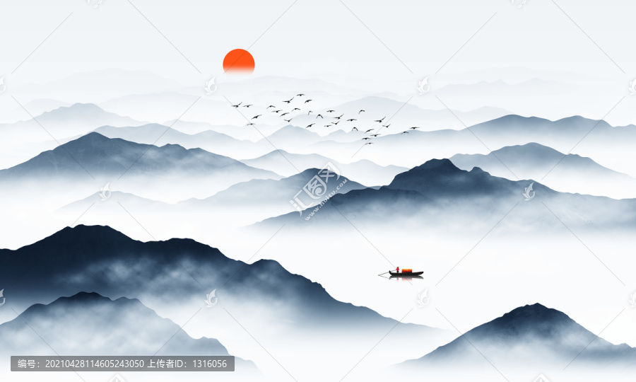 禪意山水畫(huà)