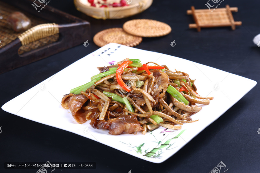 茶樹菇炒培根