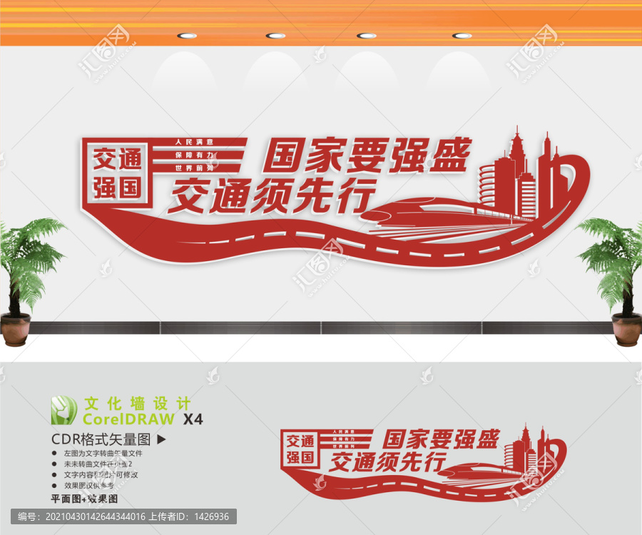 交通強(qiáng)國文化展板
