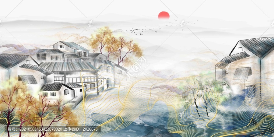 水墨江南