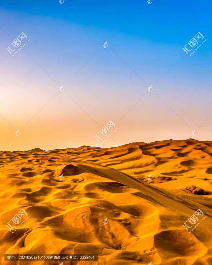 鄯善库木塔沙漠沙山