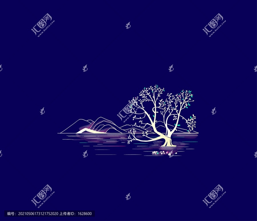茶樹山水