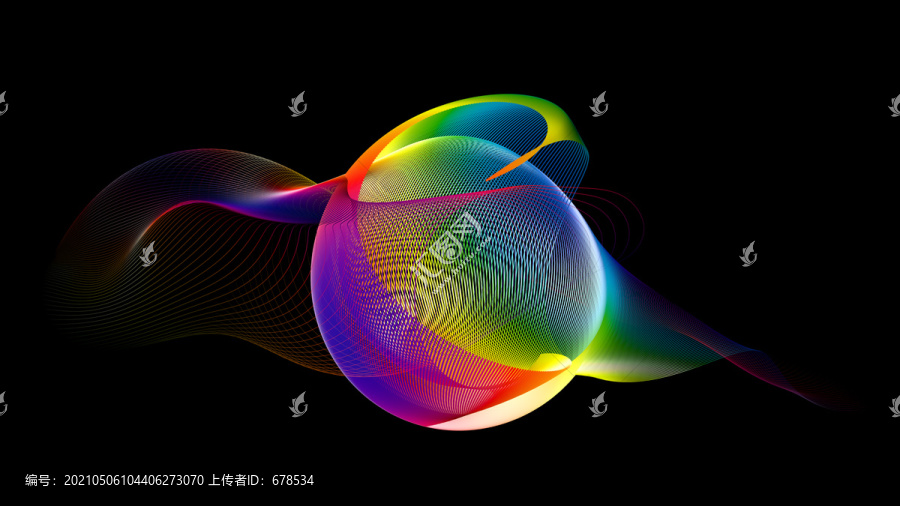 抽象藝術(shù)曲線
