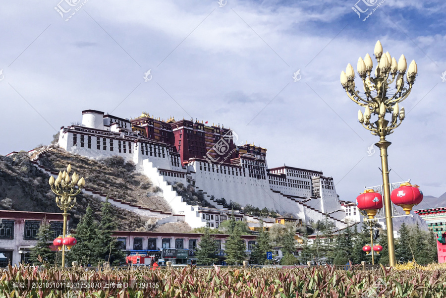 西藏旅游打卡地拉萨布达拉