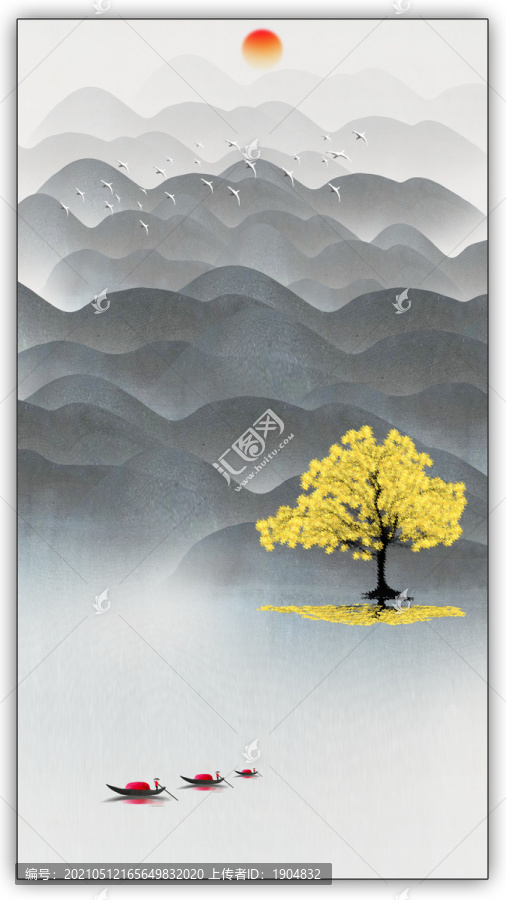 禪意山水畫(huà)