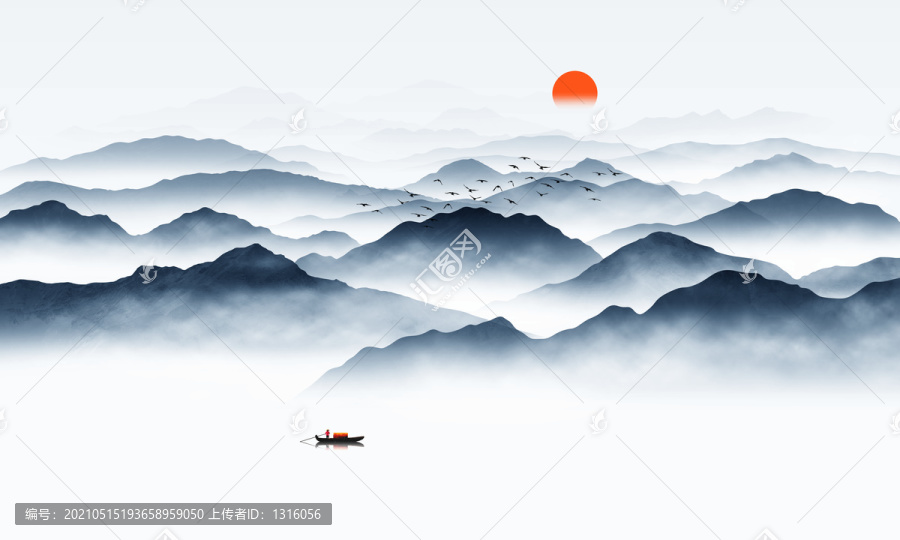 寫意山水畫