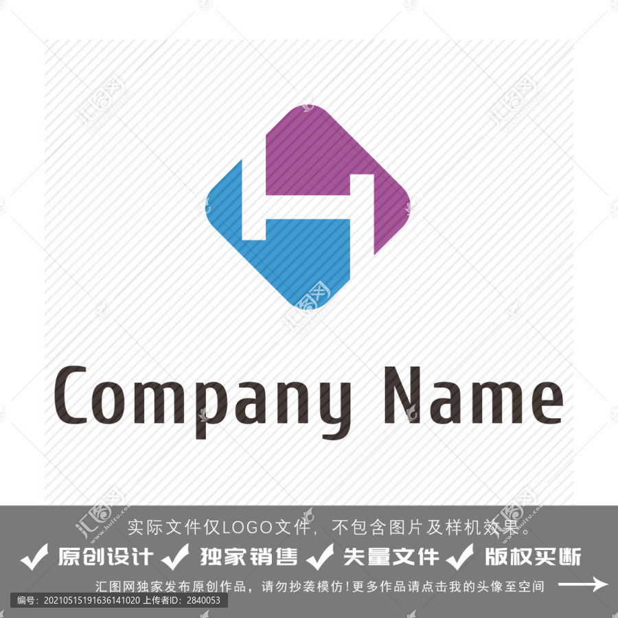H字母logo