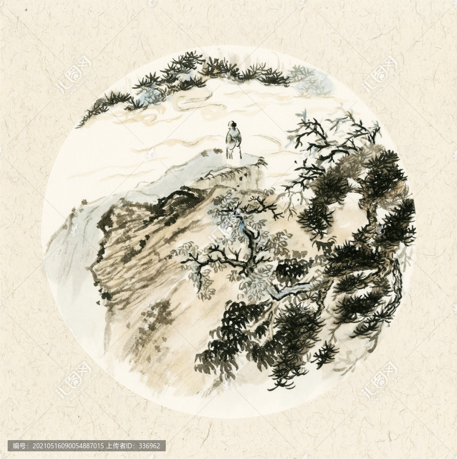 山水裝飾畫