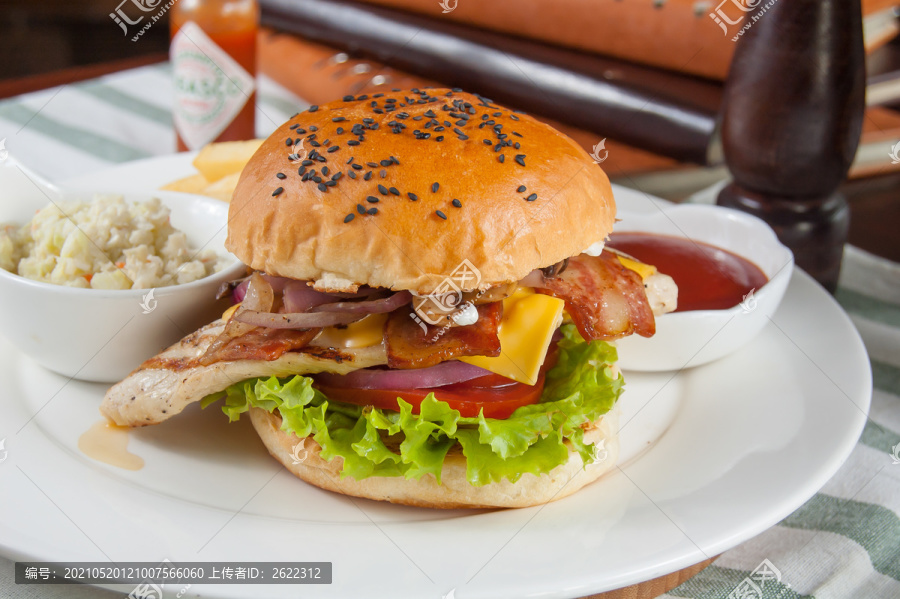 鸡肉汉堡