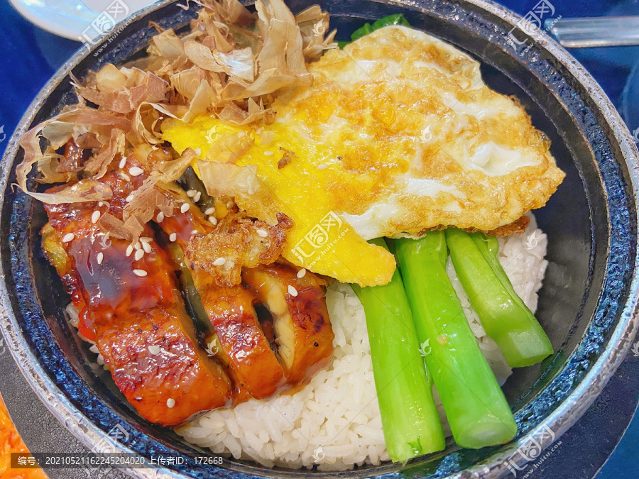 韩式鳗鱼饭石锅饭