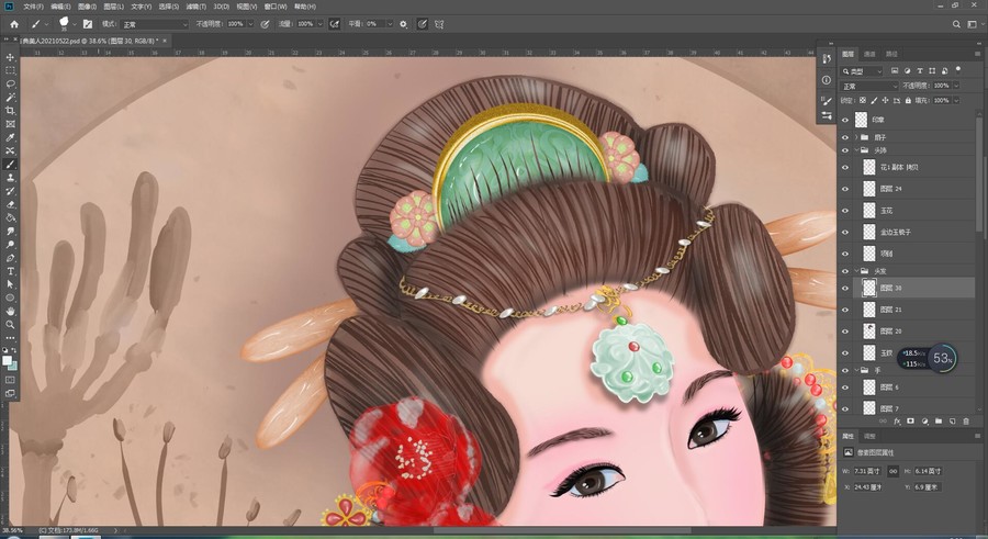 唐朝美人胖美人珠圓玉潤