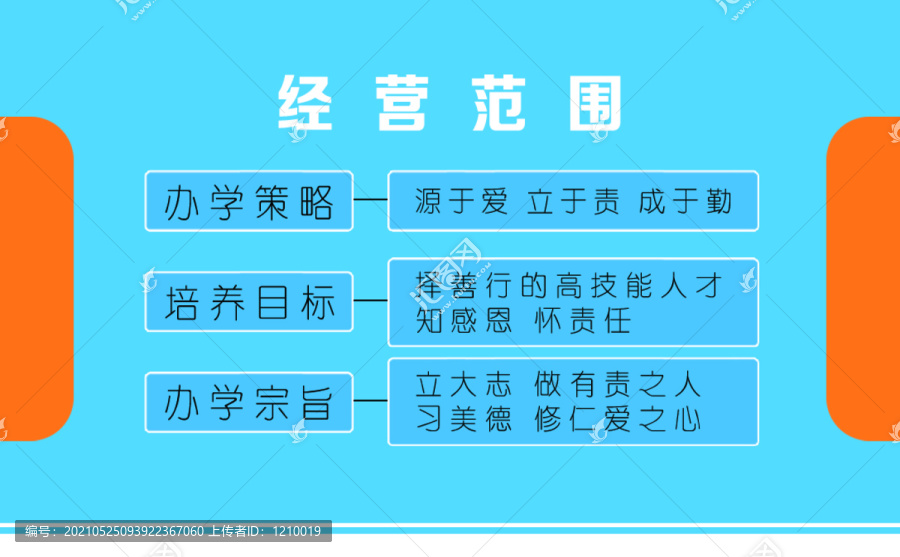 企业学校名片