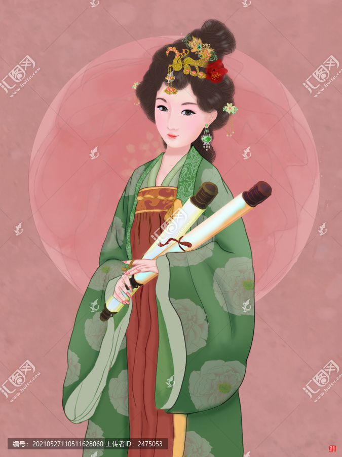 書香門地古典美人