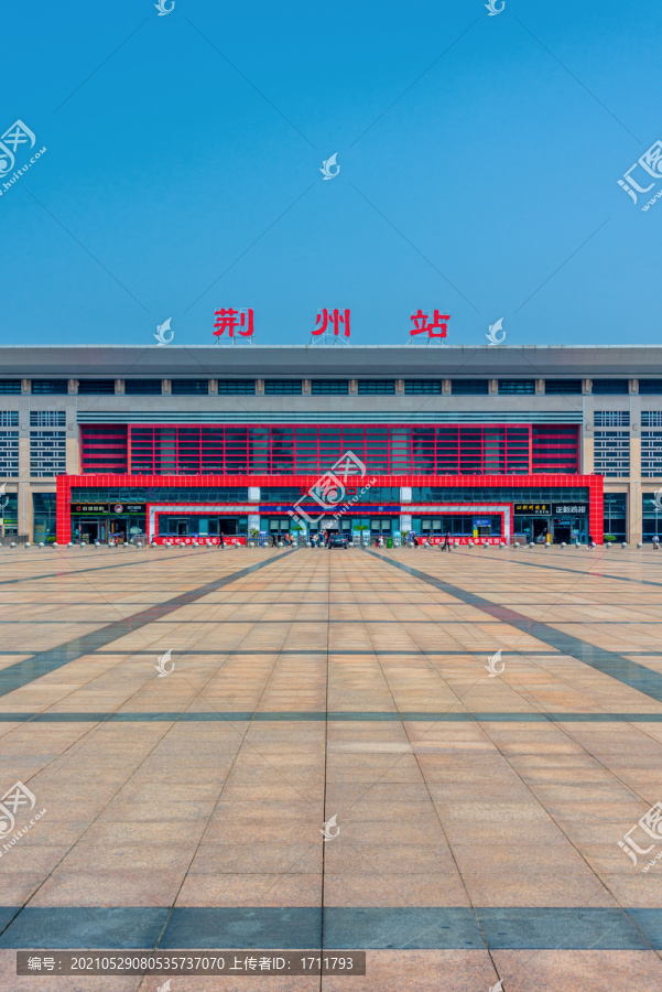 中国湖北荆州火车站站前广场