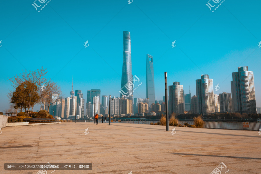 上海陆家嘴全景