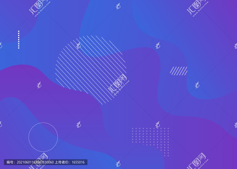 藍色漸變抽象幾何現(xiàn)代背景