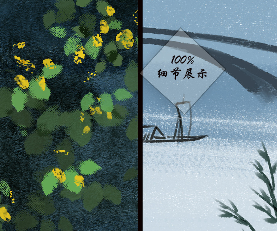 油畫印象江南
